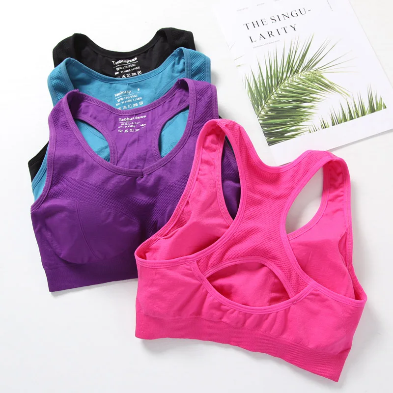 Running Gear Vest - Women Sports Bra Top Push Up