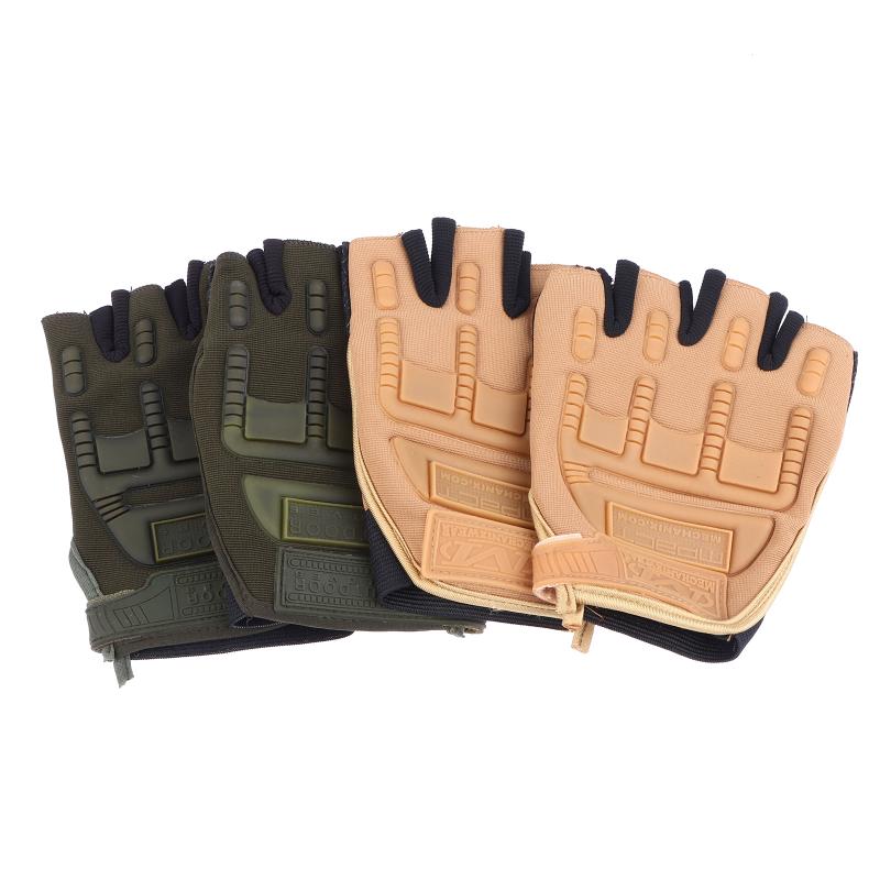 Running Gear For Kids Girls - Breathable Half Finger Kids Gloves Anti