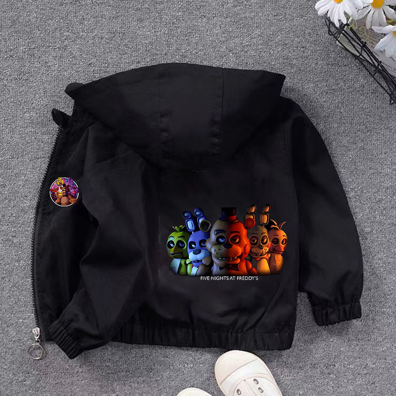 Running Gear Kids - Fnafs Hooded Jacket Boys Girls Five