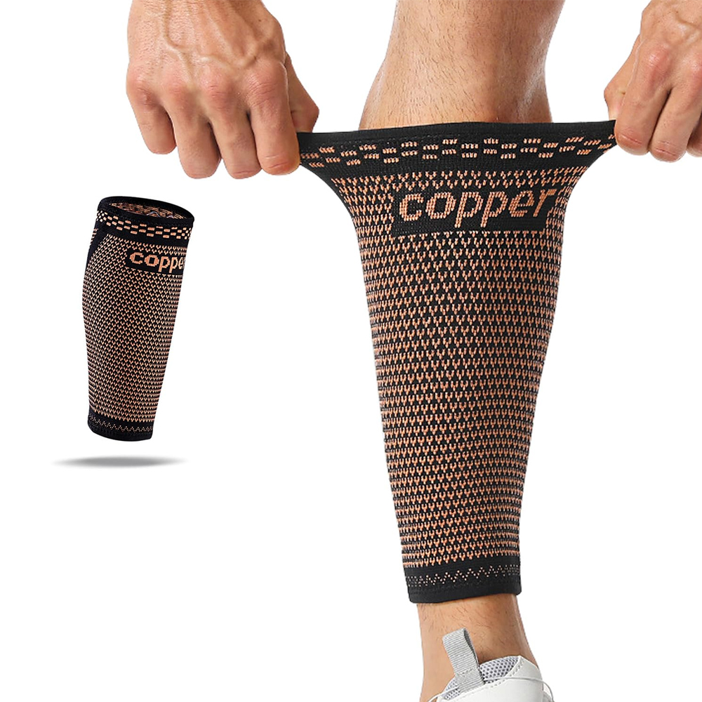 Compression Calf Sleeve - 1pc Copper Calf Compression Sleeves for