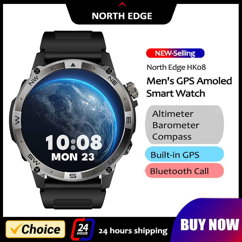 Gps Running Watch - NORTH EDGE GPS Sports Smart Watch