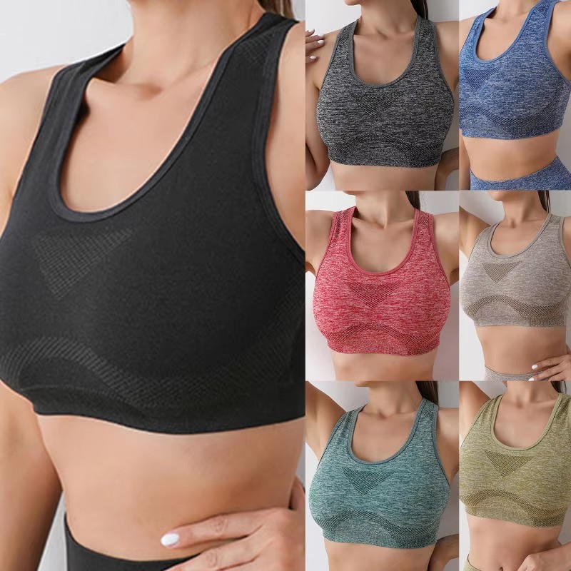 Running Gear Vest - Women Sports Bra Top Push Up