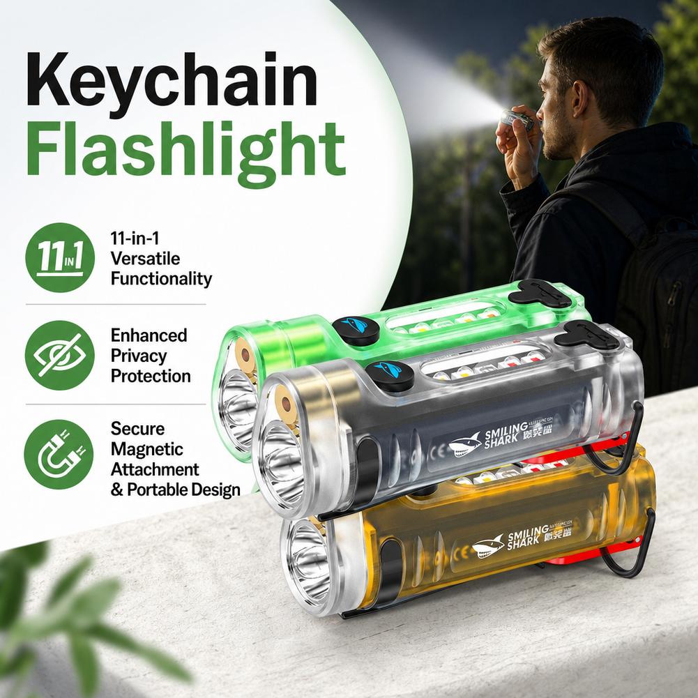 Running Gear Night - Flashlight Keychain Bright Rechargeable Torch Gear