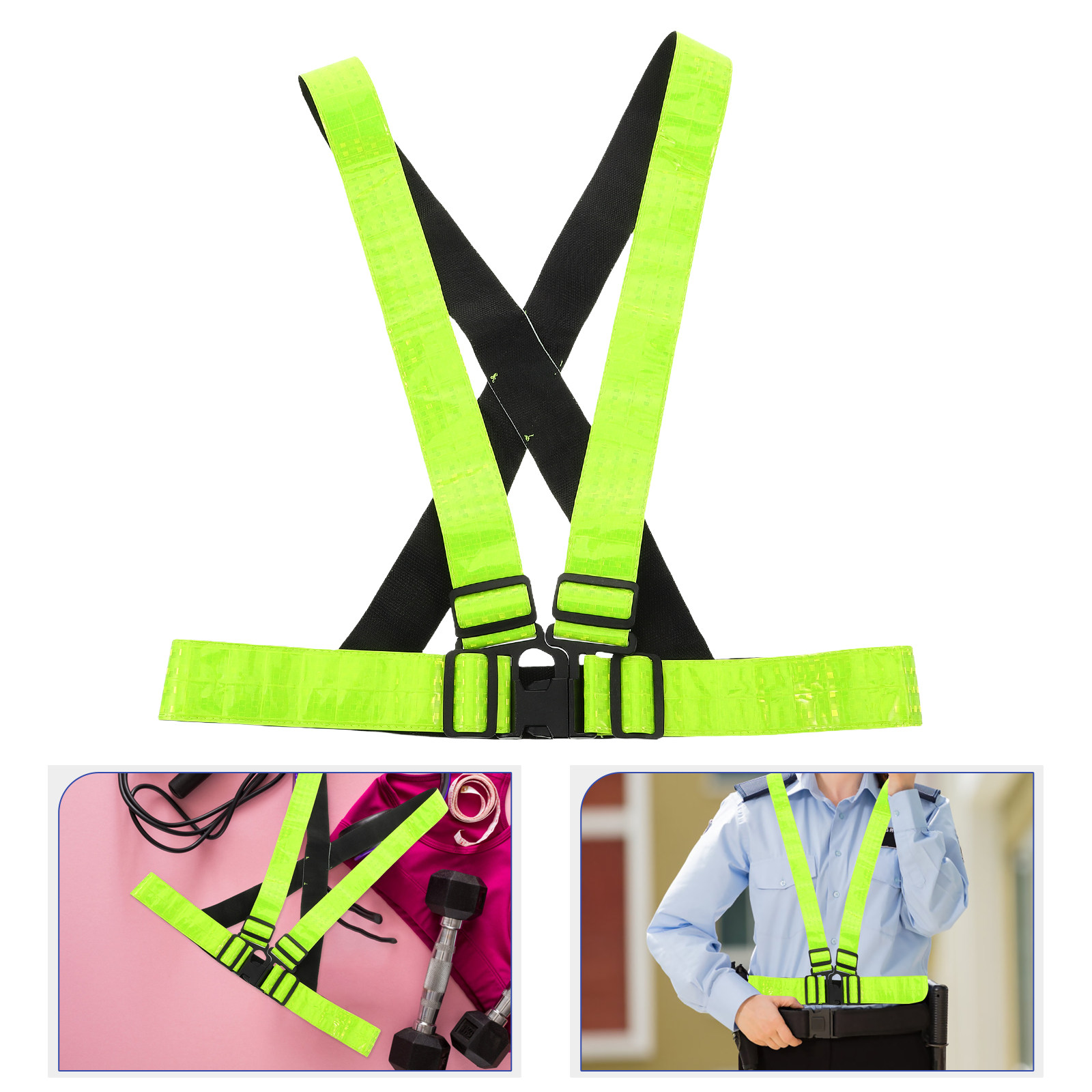 Running Gear Night - Running Vest High Visibility Dog Walking