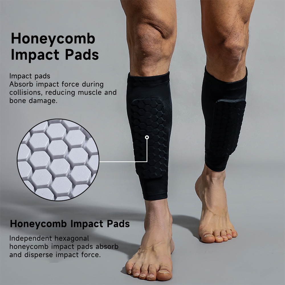 Compression Calf Sleeve - Thickened Soccer Shin Guards Calf Compression