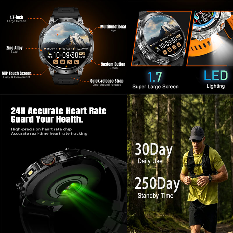 2026 New 1.46 Inch HD screen 1 - Gps Running Watch review and price