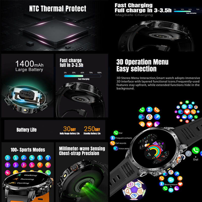 2026 New 1.46 Inch HD screen 1 - Gps Running Watch review and price