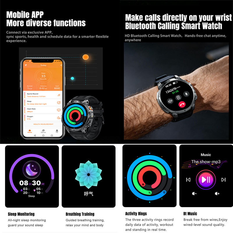 2026 New 1.46 Inch HD screen 1 - Gps Running Watch review and price