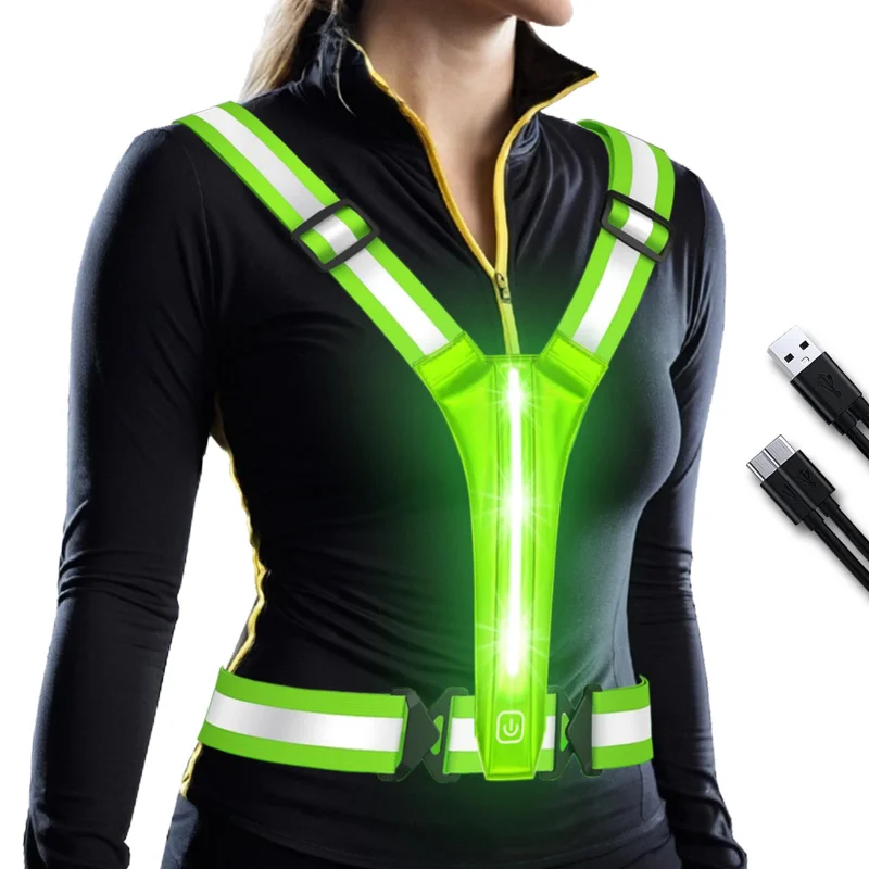 LED Reflective Vest Running Ge - Running Gear Night review and price