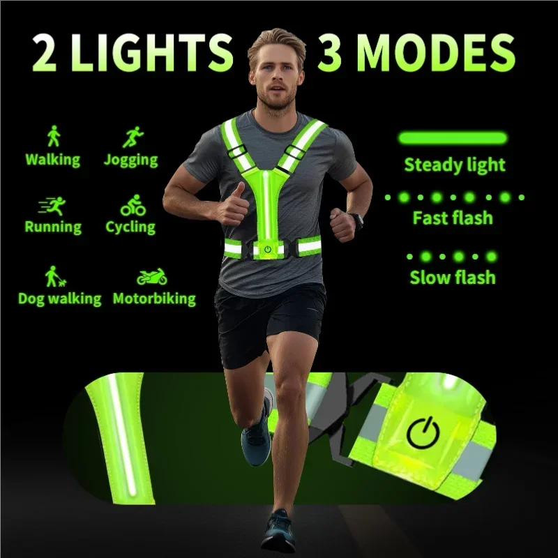 LED Reflective Vest Running Ge - Running Gear Night review and price