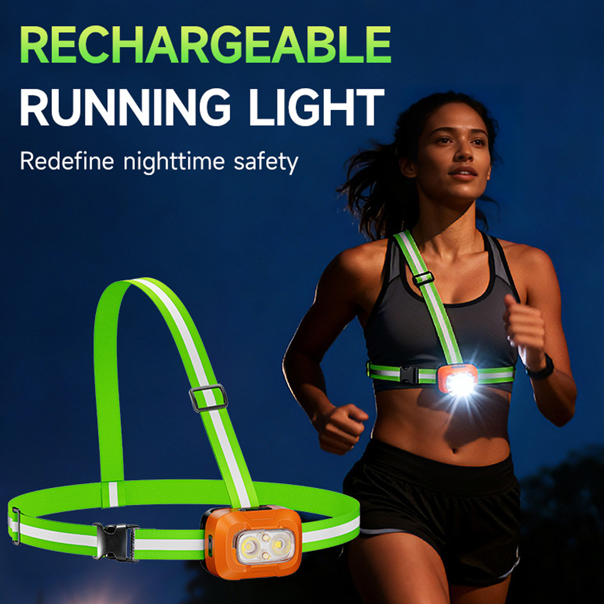 Running Light USB Rechargeable - Running Gear Night review and price