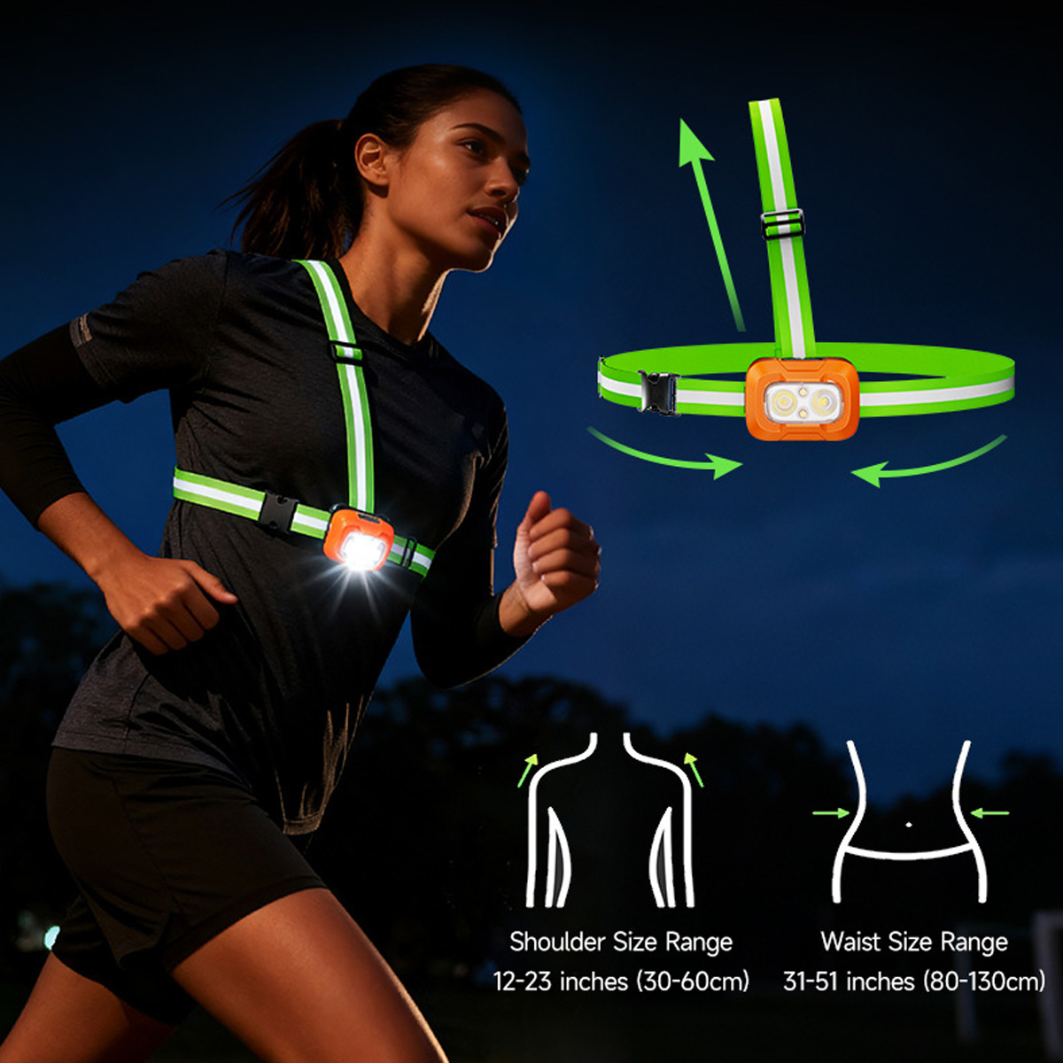 Running Light USB Rechargeable - Running Gear Night review and price