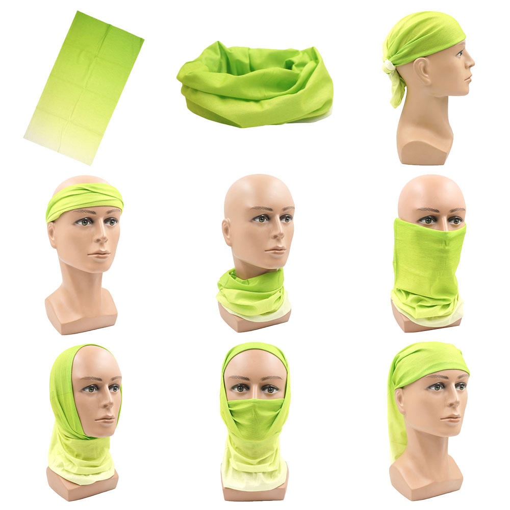 Green Face Bandanas Cover Hiki - Running Gear Green review and price