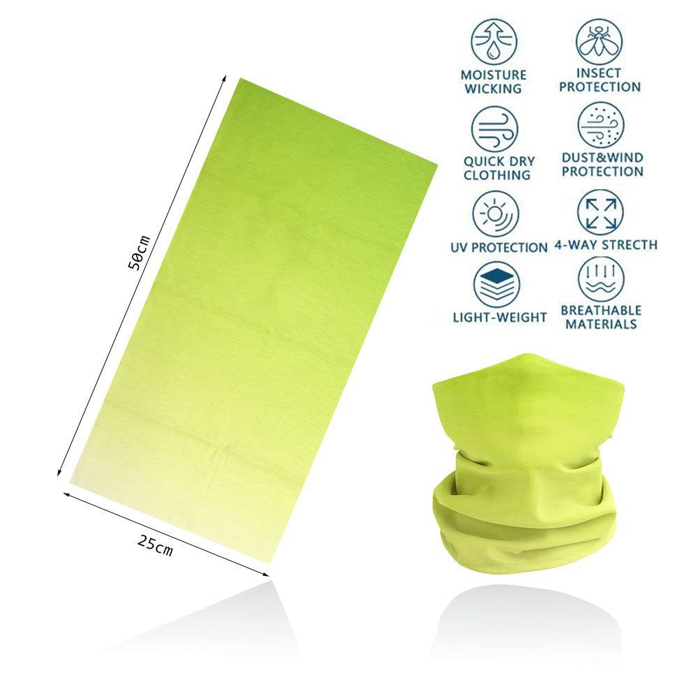 Green Face Bandanas Cover Hiki - Running Gear Green review and price