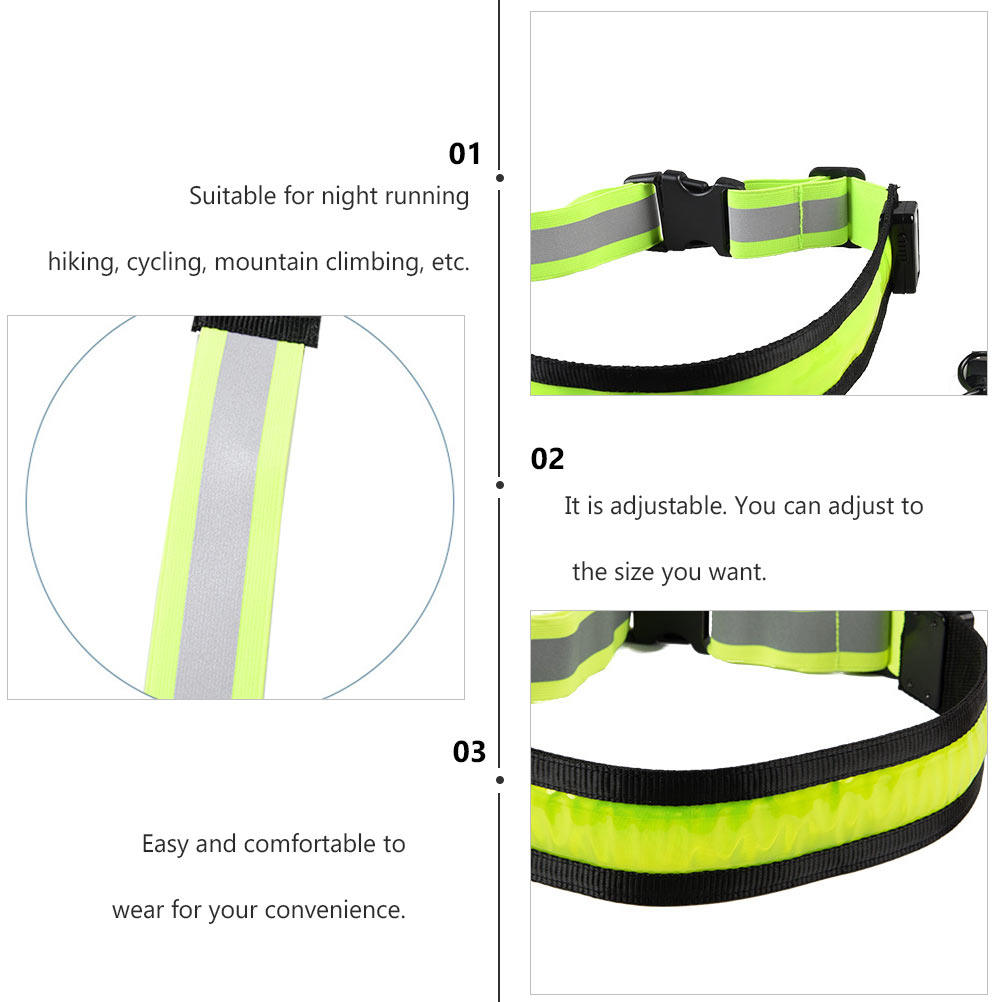 LED Rechargeable Reflective Be - Running Gear Green review and price