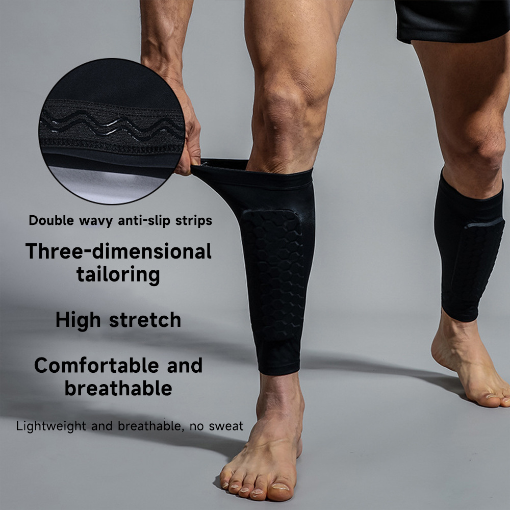 Thickened Soccer Shin Guards C - Compression Calf Sleeve review and price