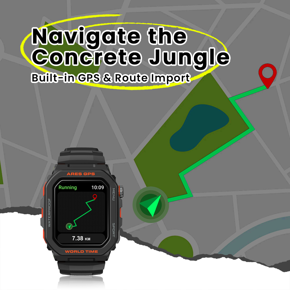 New Zeblaze Ares GPS Smart Wat - Gps Running Watch review and price