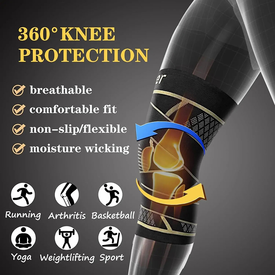 Copper Fiber Compression Knee  - Compression Calf Sleeve review and price