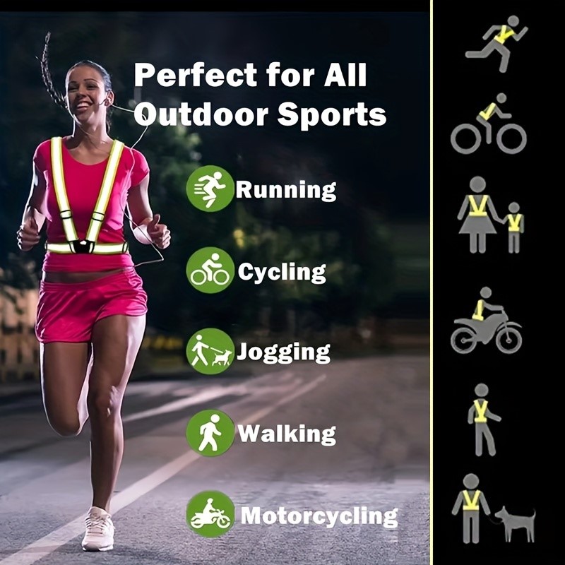 High Visibility Reflective Saf - Running Gear Night review and price
